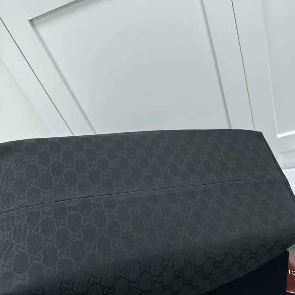 Prestige Edition - Gucci Brera Large Crossbody Bag Black GG Canvas 44Cm 864485 FAFWA 1053 - Image 4