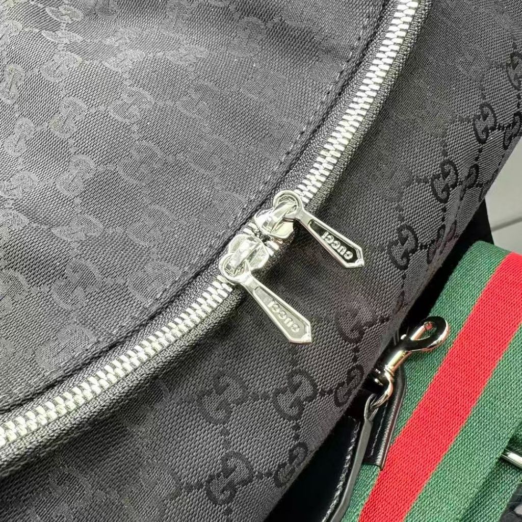 Prestige Edition - Gucci Brera Large Crossbody Bag Black GG Canvas 44Cm 864485 FAFWA 1053 - Image 7