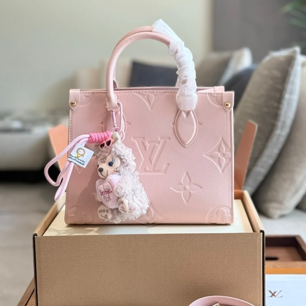 Alternative view of Louis Vuitton Onthego PM Monogram Empreinte Leather Rose Poudre 25Cm M45653