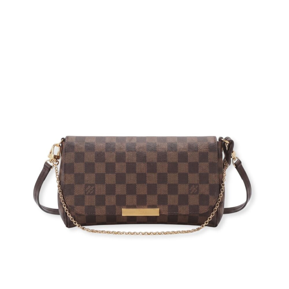 Louis Vuitton Favorite MM Damier Ebene Brown 25Cm N41129