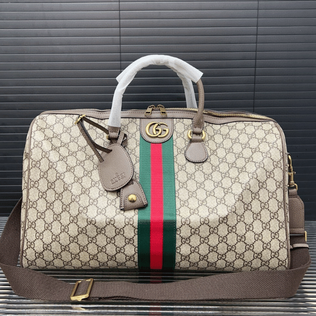 Alternative view of Gucci Ophidia Medium Duffle Bag Beige 45Cm