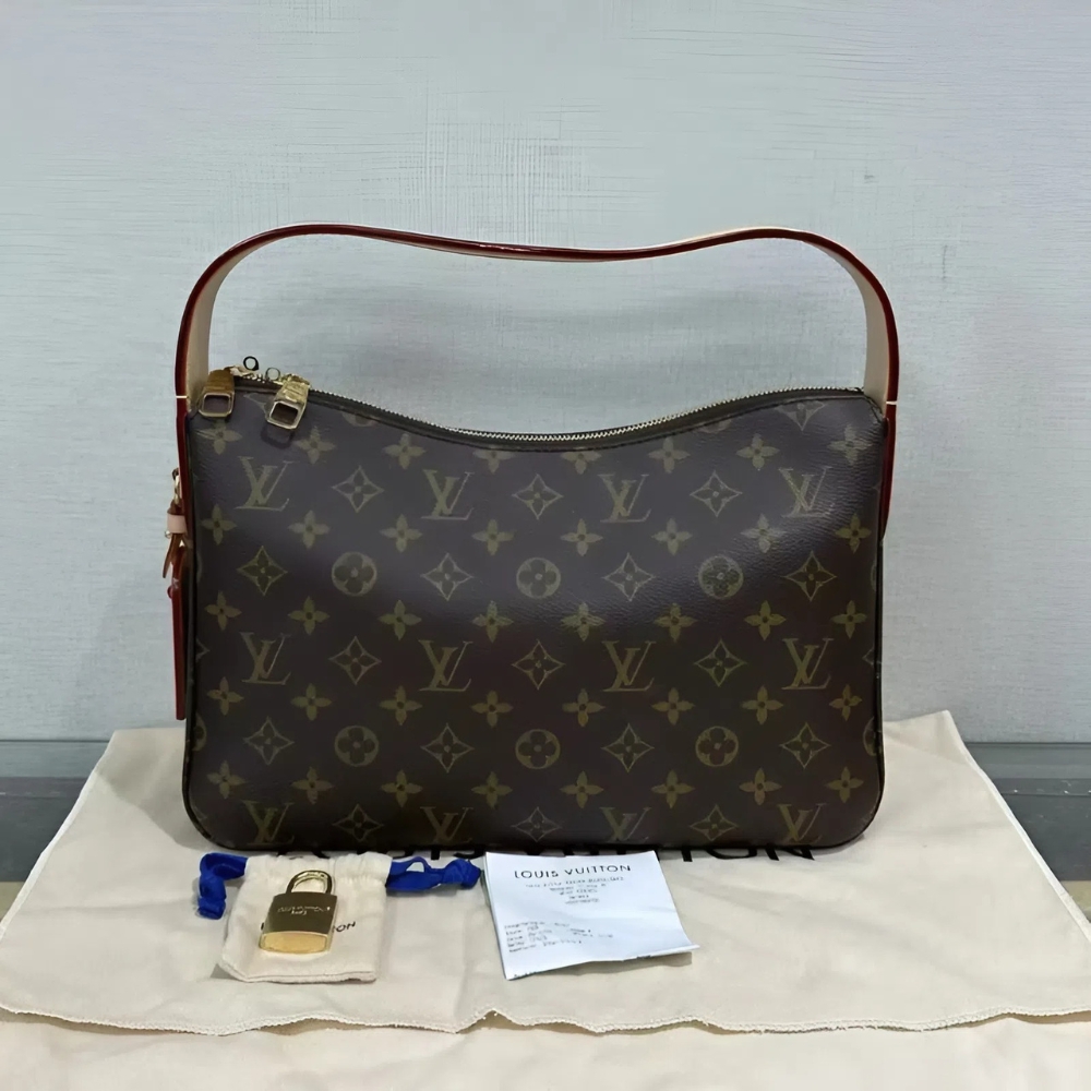 Alternative view of Louis Vuitton Slouchy PM Bag Brown 33Cm M11952