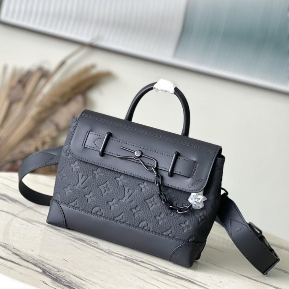 Alternative view of Prestige Edition - Louis Vuitton Steamer PM Taurillon Monogram Black 25Cm M24436