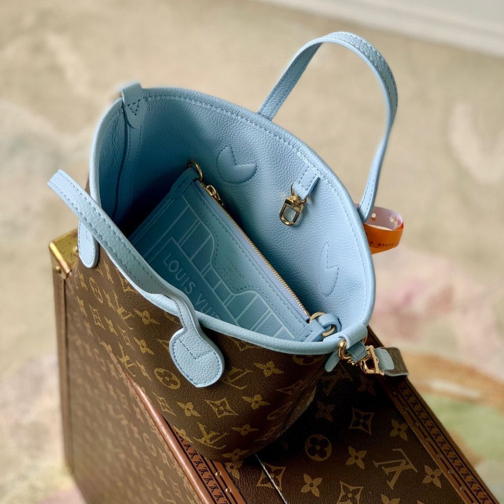Alternative view of Prestige Edition - Louis Vuitton Neverfull Inside Out BB Sky Blue 26Cm M28336