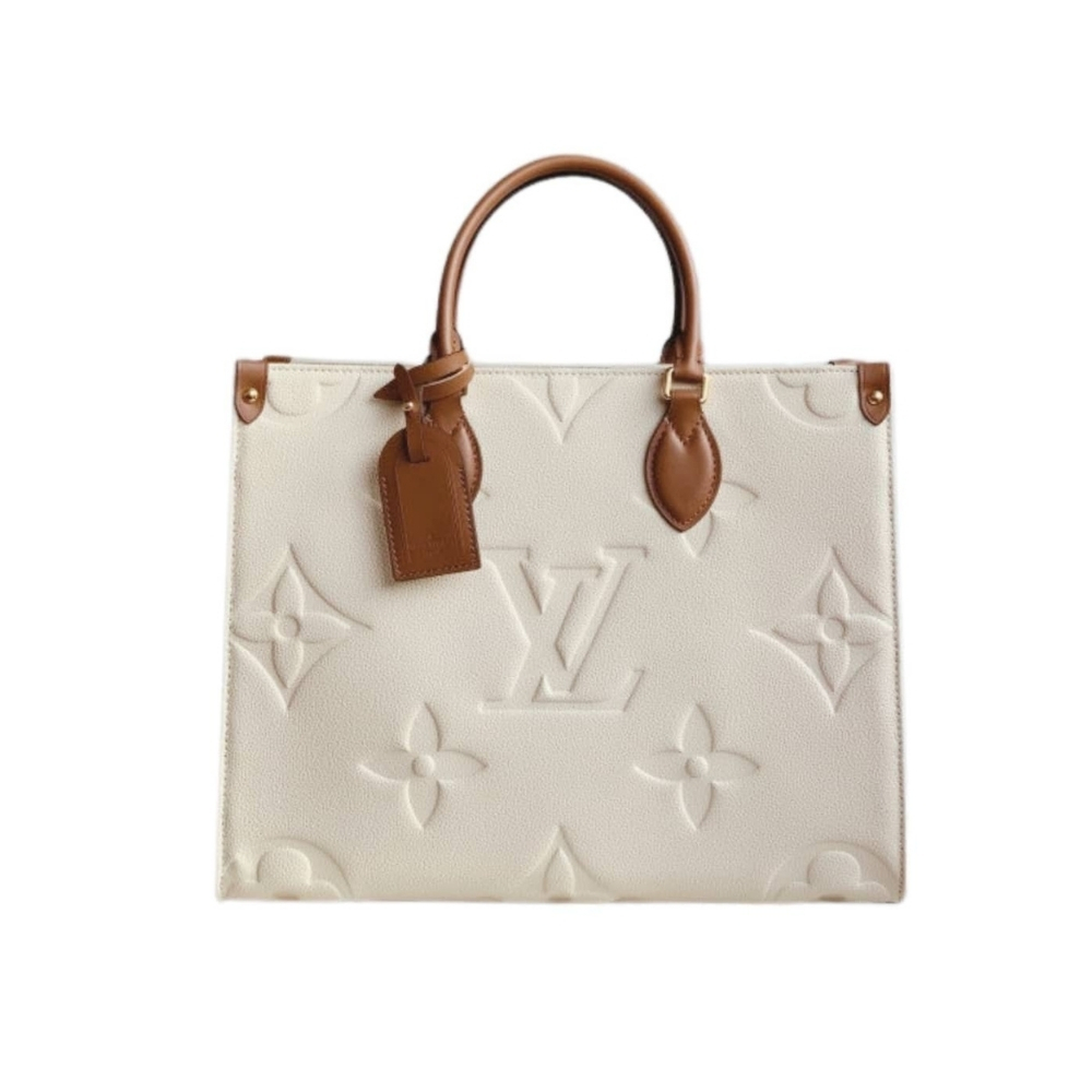 Louis Vuitton Onthego PM White Bag 25Cm