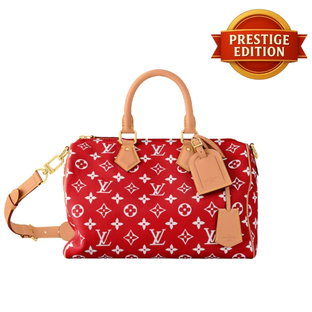Prestige Edition - Louis Vuitton Speedy Bandoulière 30 Monogram Canvas Red