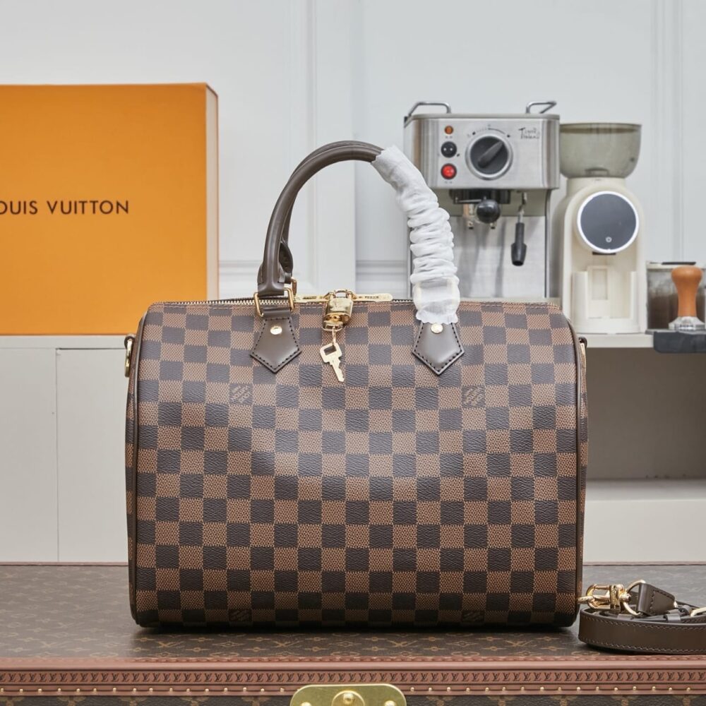 Alternative view of Prestige Edition - Louis Vuitton Speedy Bandoulière 30 Damier Ebene Canvas 30Cm