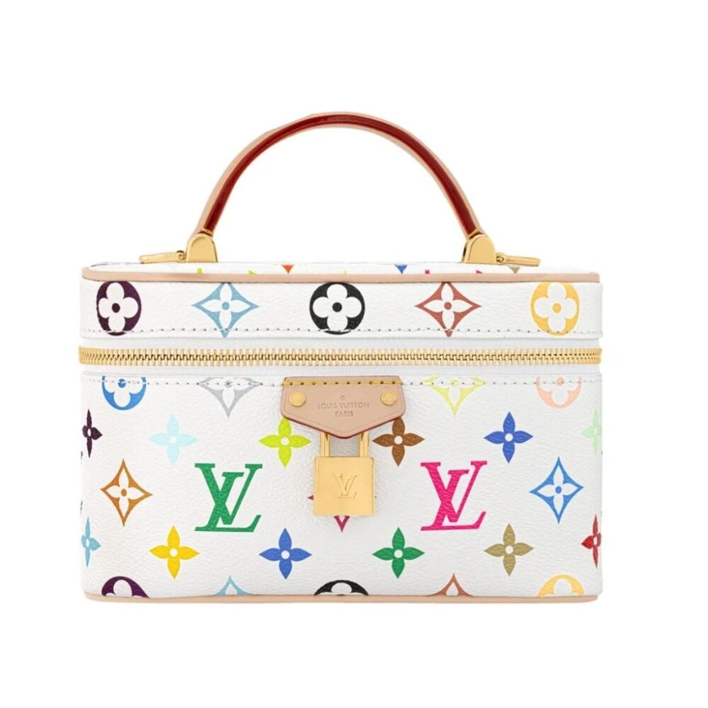 Louis Vuitton x Takashi Murakami Vanity Chain Pouch White 19cm M13662