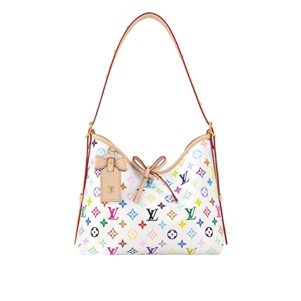 Louis Vuitton x Takashi Murakami CarryAll PM White 29cm M13661
