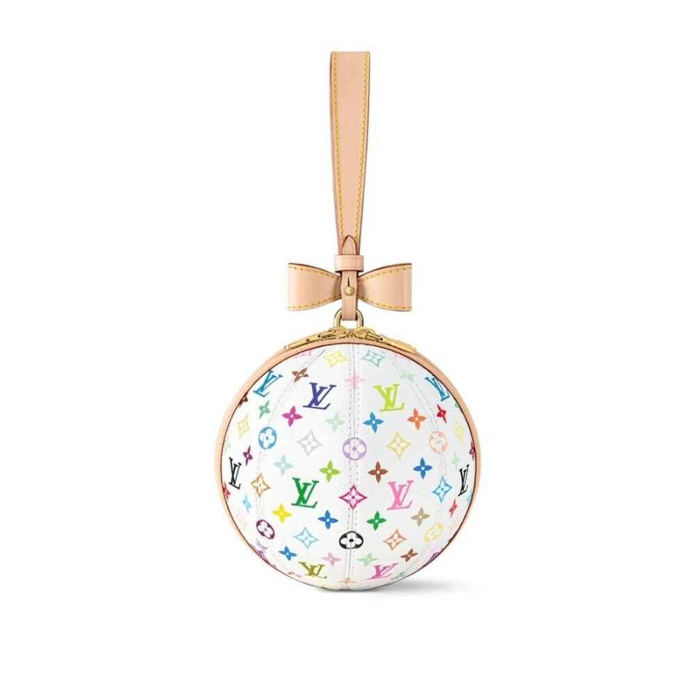Louis Vuitton x Takashi Murakami Koro Koro Clutch White 14.5cm M13710