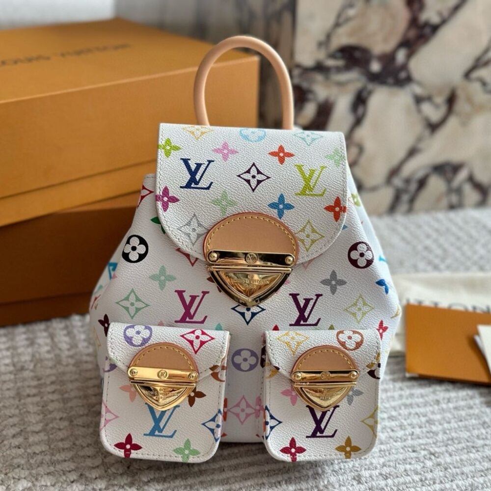 Alternative view of Louis Vuitton x Takashi Murakami Venice White 24cm M13081
