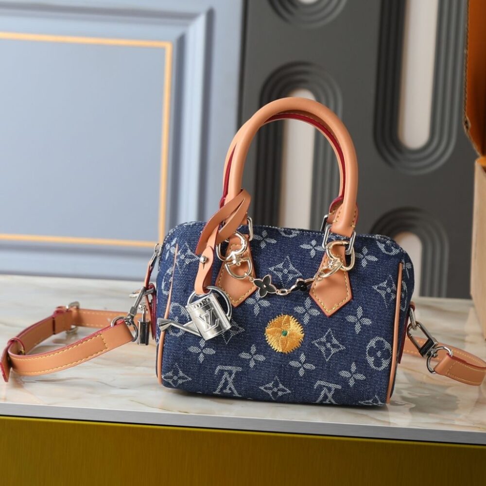 Alternative view of Louis Vuitton Speedy 18 Bandouliere Denim 18cm M27557
