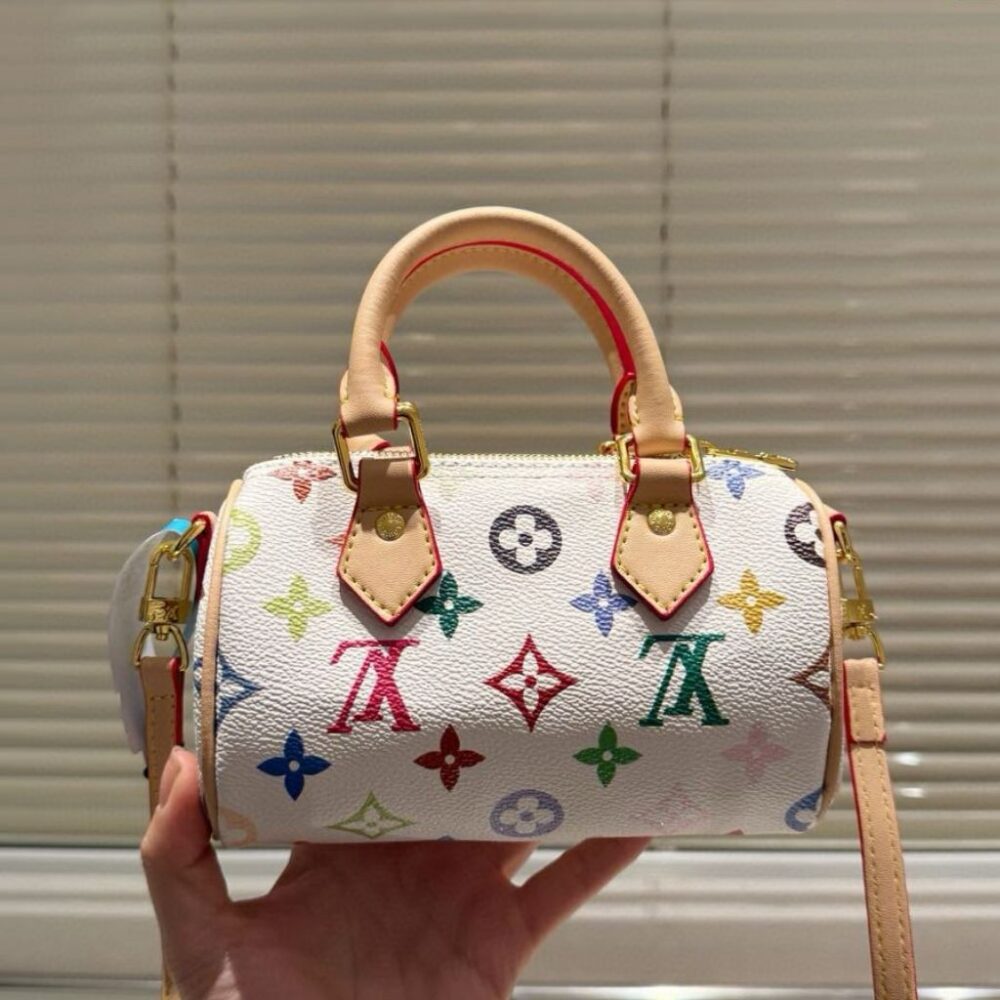 Alternative view of Louis Vuitton x Takashi Murakami Nano Speedy White 16cm M13391