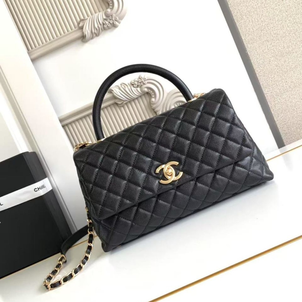 Alternative view of Prestige Edition - Chanel Medium Coco Flap Bag With Top Handle 26Cm