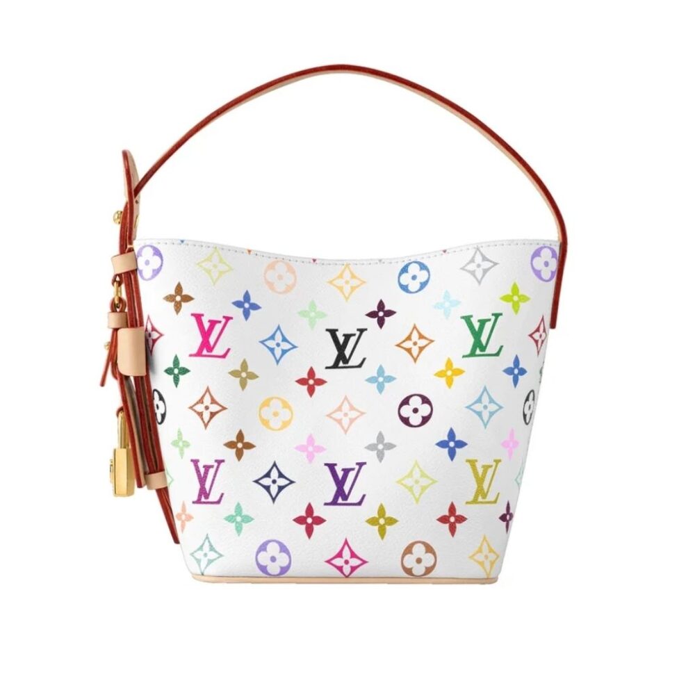 Louis Vuitton x Takashi Murakami All In BB White 16cm M13089