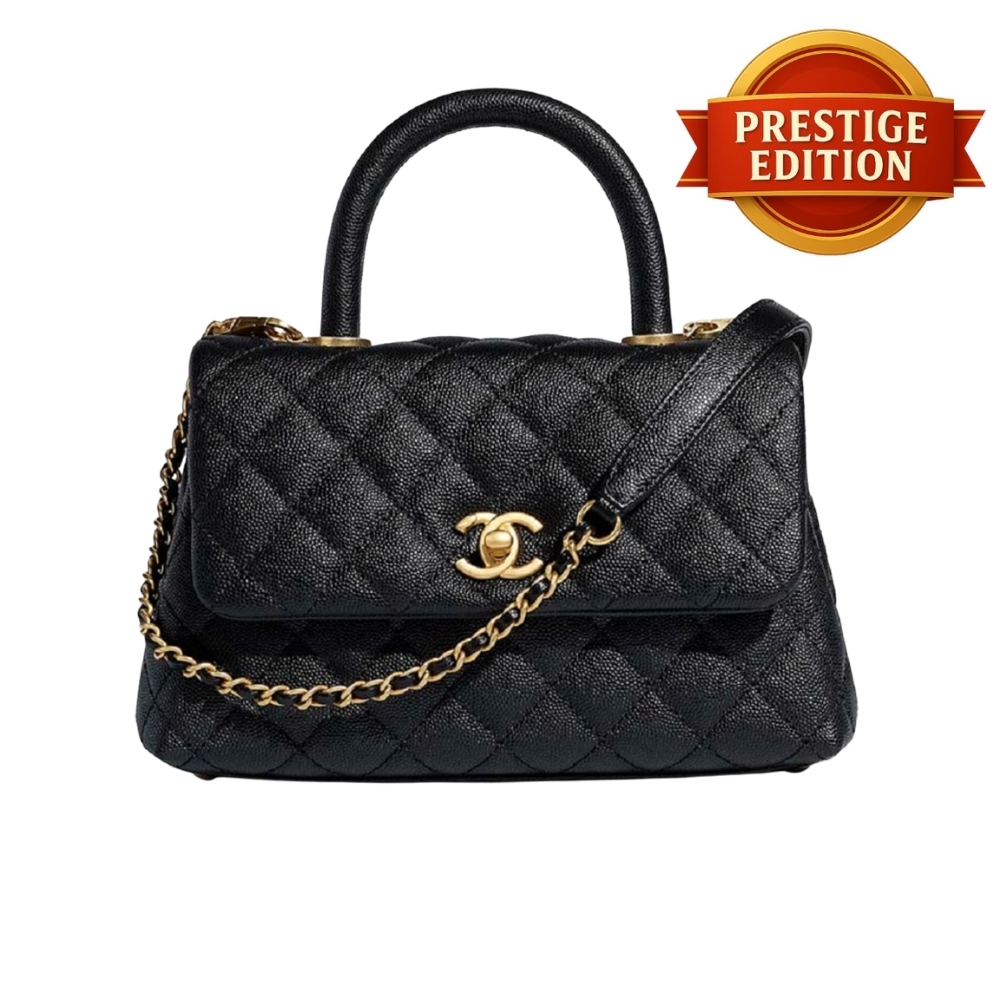 Prestige Edition - Chanel Medium Coco Flap Bag With Top Handle 26Cm
