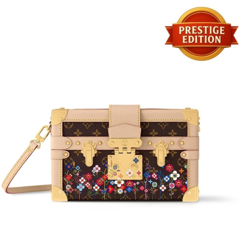 Prestige Edition - Louis Vuitton x Takashi Murakami Petite Malle Brown 19cm M13667