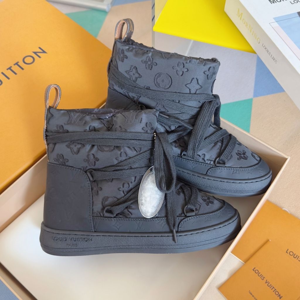 Louis Vuitton Ski Cloud Ankle Boot Sneaker Brown 1AIVG3 - Image 9
