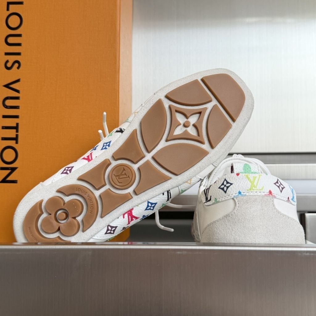 Louis Vuitton x Takashi Murakami LV Sneakerina White 1AJJQJ - Image 6