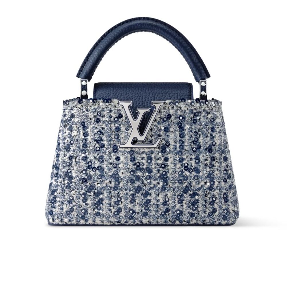 Louis Vuitton Capucines Mini Dark Blue 22Cm M12960