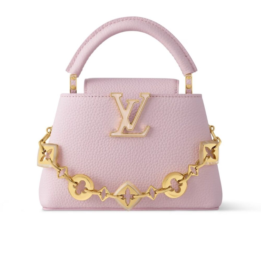 Louis Vuitton Capucines Mini Pink 21Cm M14972