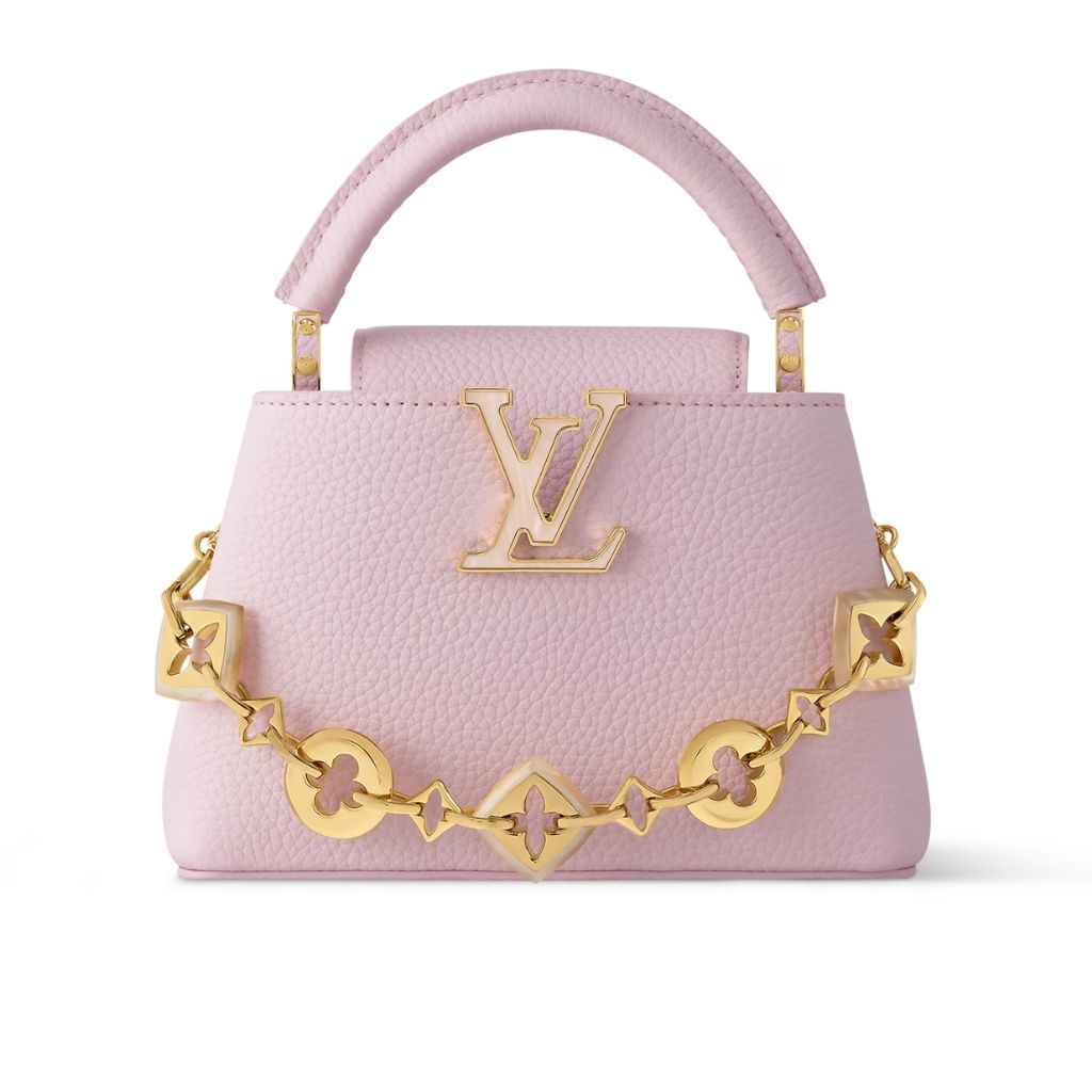 Louis Vuitton Capucines Mini Pink 21Cm M14972