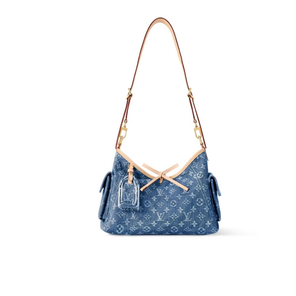 Louis Vuitton Carryall Cargo PM Blue Denim 29Cm M28287