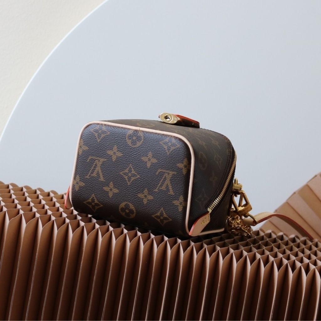 Louis Vuitton Just In Case Bag Cream Monogram 13Cm M47096 - Image 7