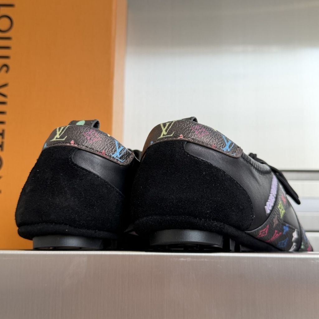 Louis Vuitton x Takashi Murakami LV Sneakerina Black 1AJJTV - Image 6