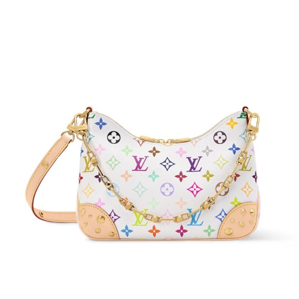 Louis Vuitton x Takashi Murakami Boulogne PM White 29cm M27790