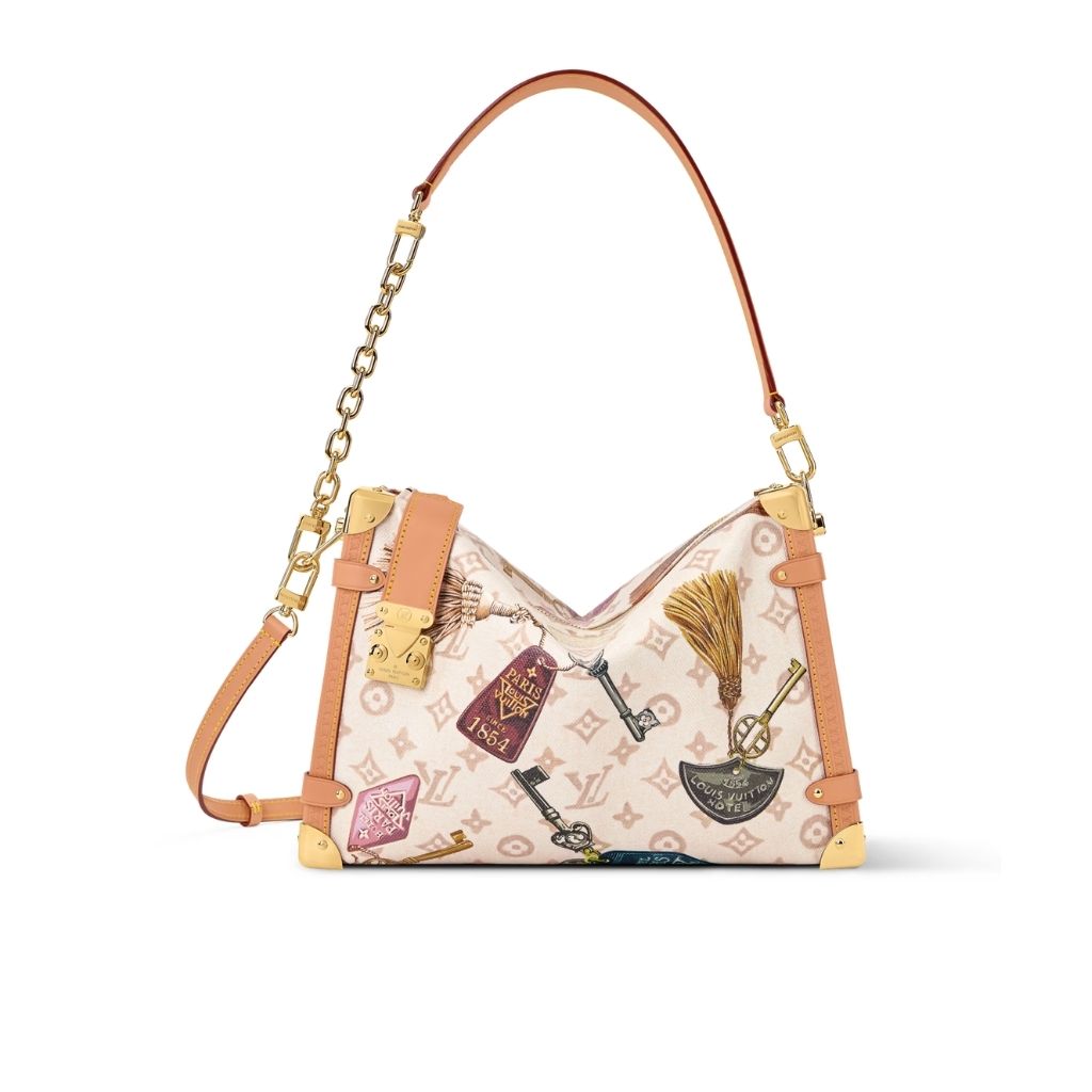 Louis Vuitton Flight Mode Side Trunk MM Cream 21Cm M29355