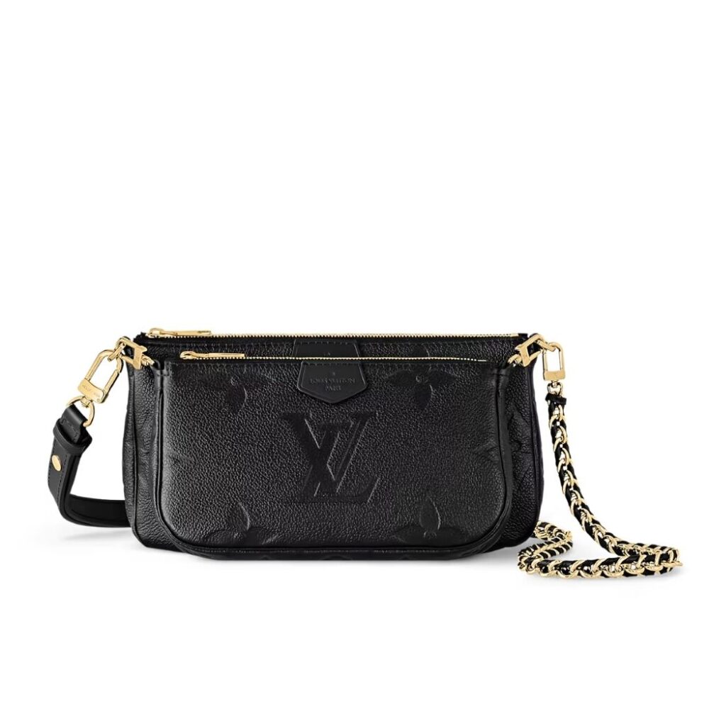 Louis Vuitton Multi Pochette Accessoires Black Monogram 25Cm M80399