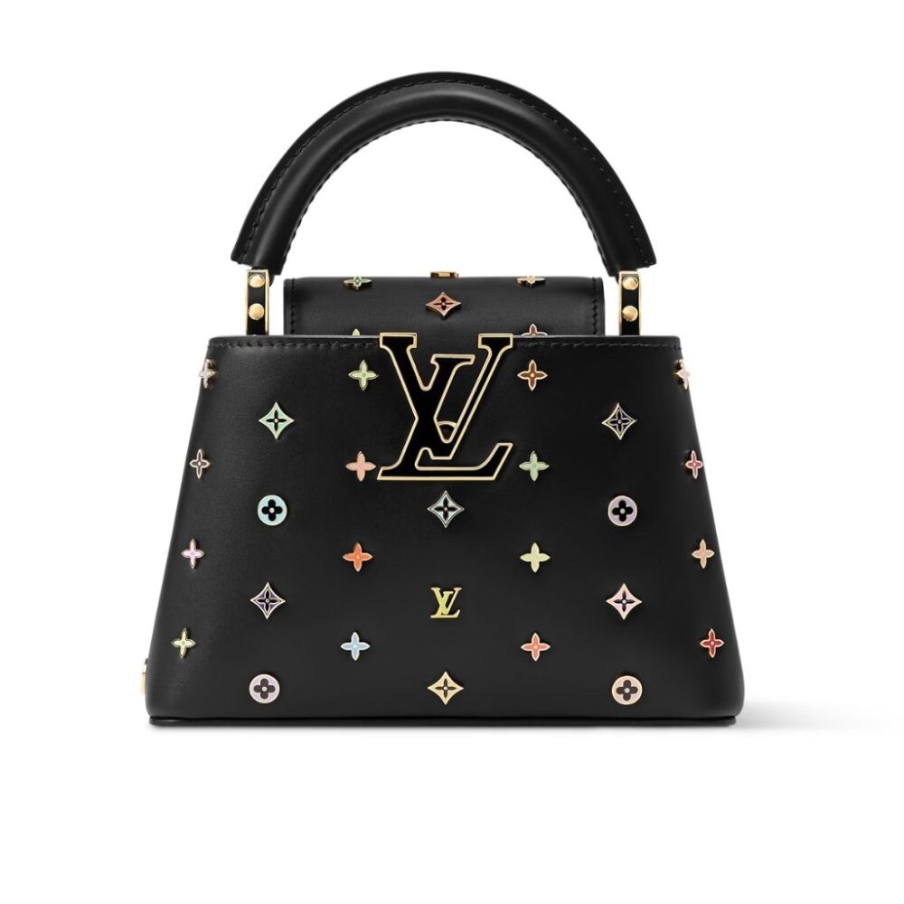 Louis Vuitton X Takashi Murakami Capucines Mini Black 21Cm M27637
