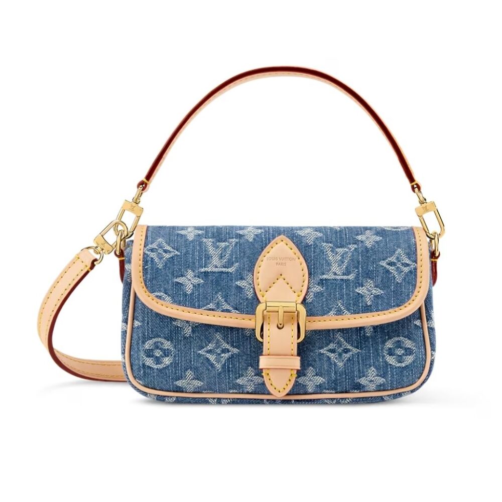 Louis Vuitton Nano Diane Blue Denim 19Cm M27700