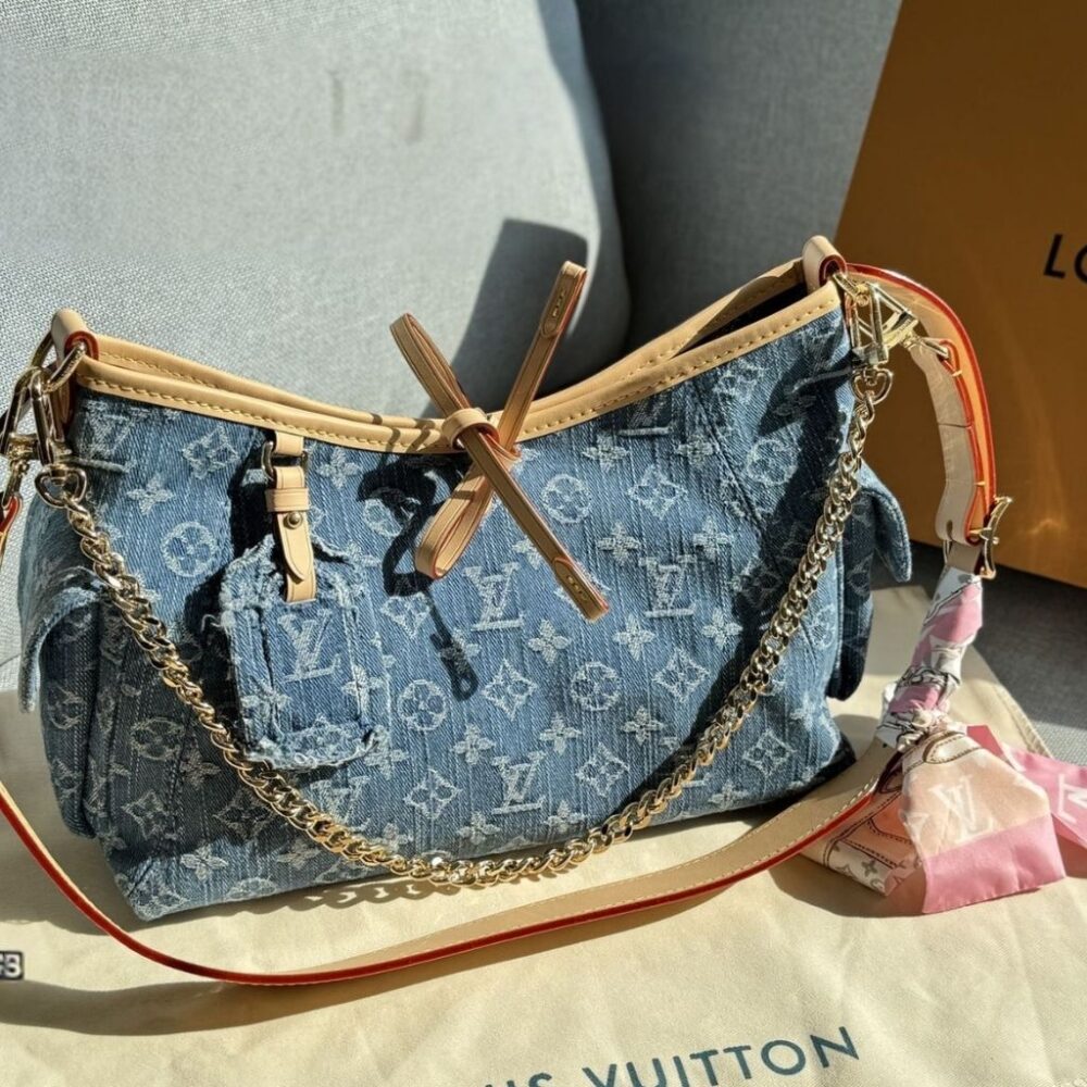 Alternative view of Louis Vuitton Carryall Cargo PM Blue Denim 29Cm M28287