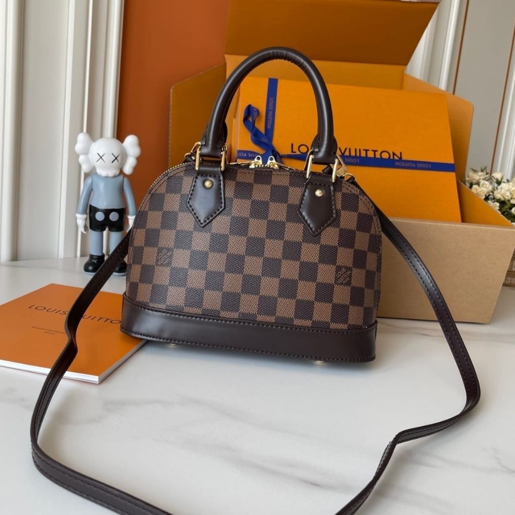 Louis Vuitton Alma BB Damier Ebene Canvas 23.5Cm N40606 - Image 3