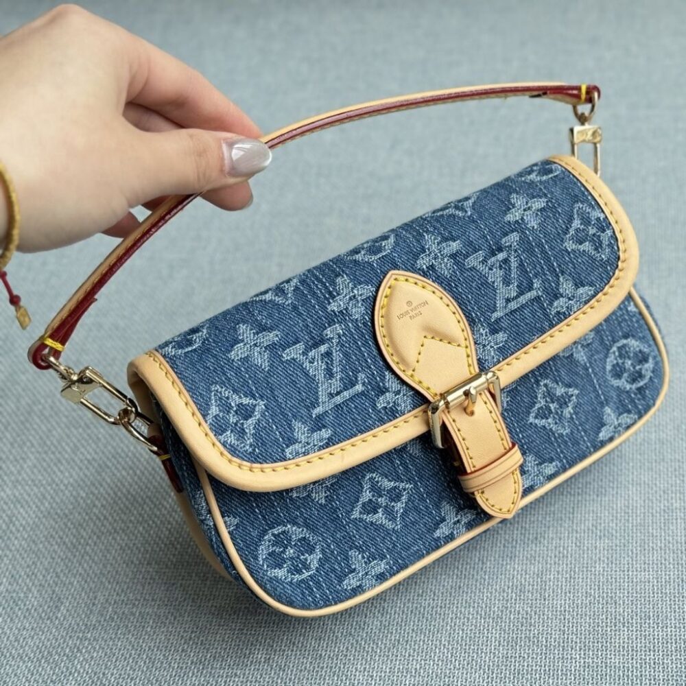 Alternative view of Louis Vuitton Nano Diane Blue Denim 19Cm M27700
