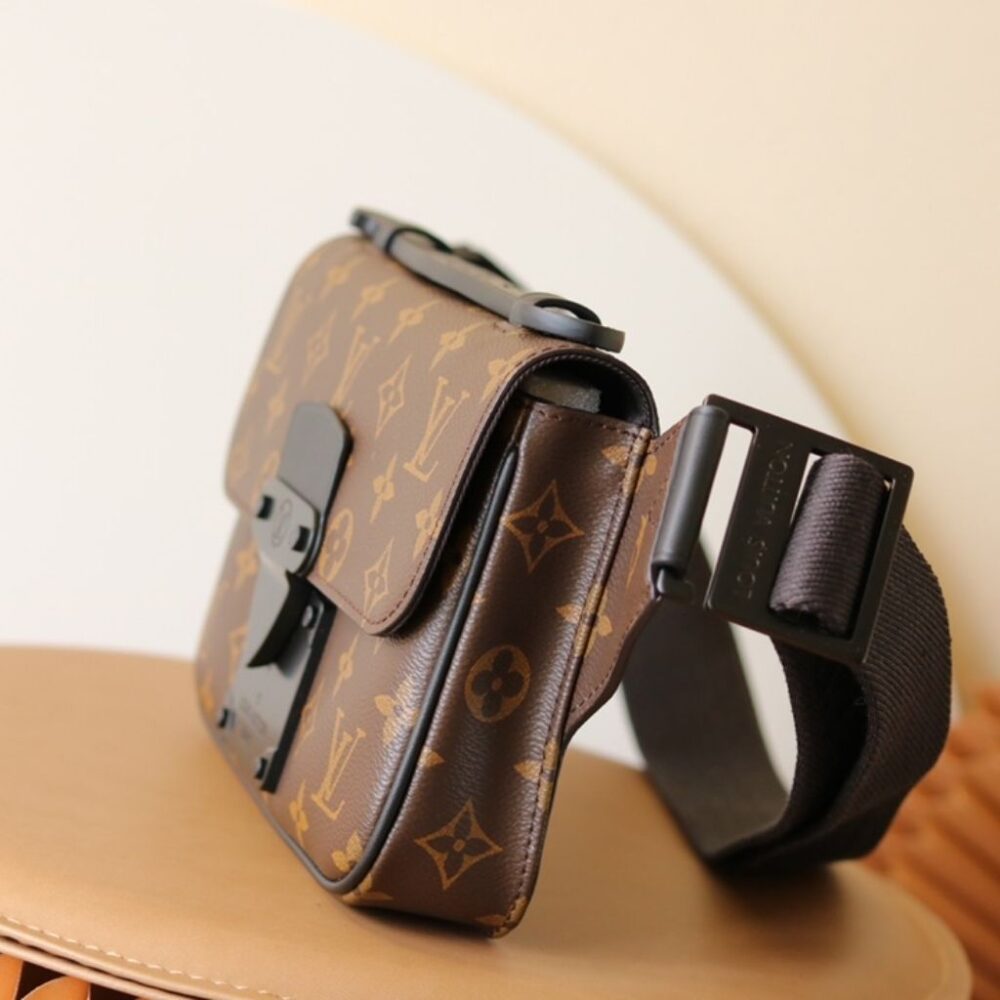 Alternative view of Louis Vuitton Monogram Canvas S Lock Sling Bag Brown 21Cm M45807
