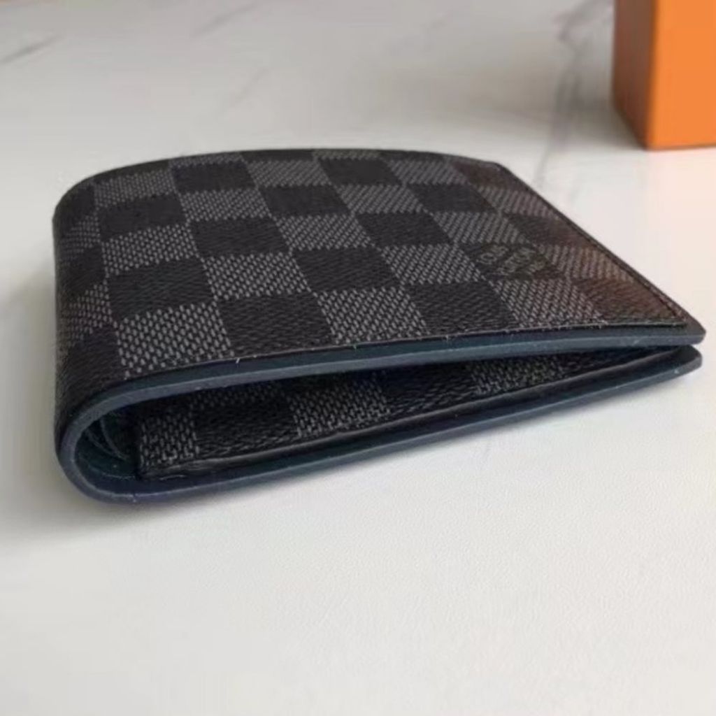 Louis Vuitton Multiple Wallet Navy Blue 11Cm N63260 - Image 3