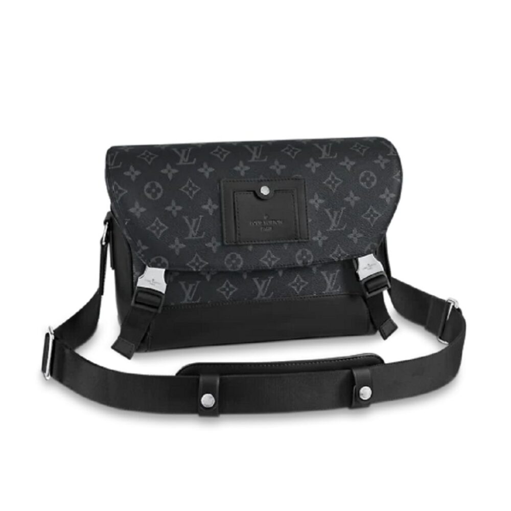 Louis Vuitton Messenger MM Voyager Bag Black 32Cm M40511