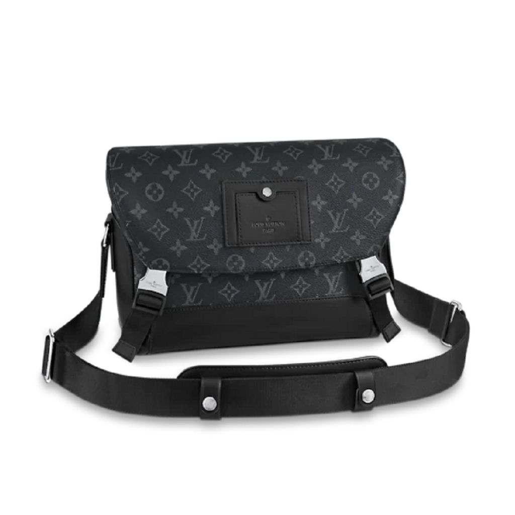 Louis Vuitton Messenger MM Voyager Bag Black 32Cm M40511