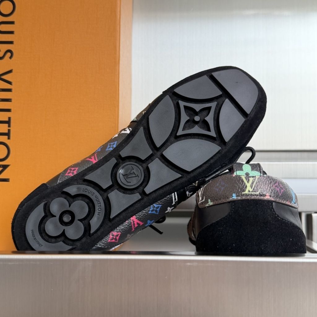 Louis Vuitton x Takashi Murakami LV Sneakerina Black 1AJJTV - Image 5