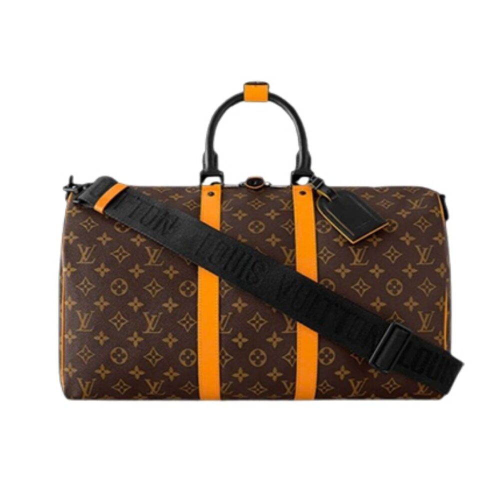 Louis Vuitton Keepall Bandouliere 45 Orange 45Cm