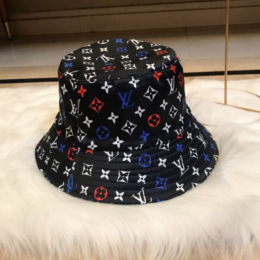 Louis Vuitton X Takashi Murakami Reversible Superflat Bucket Hat Black M7985S - Image 5