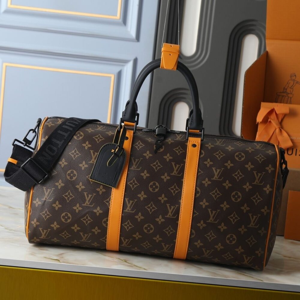 Alternative view of Louis Vuitton Keepall Bandouliere 45 Orange 45Cm