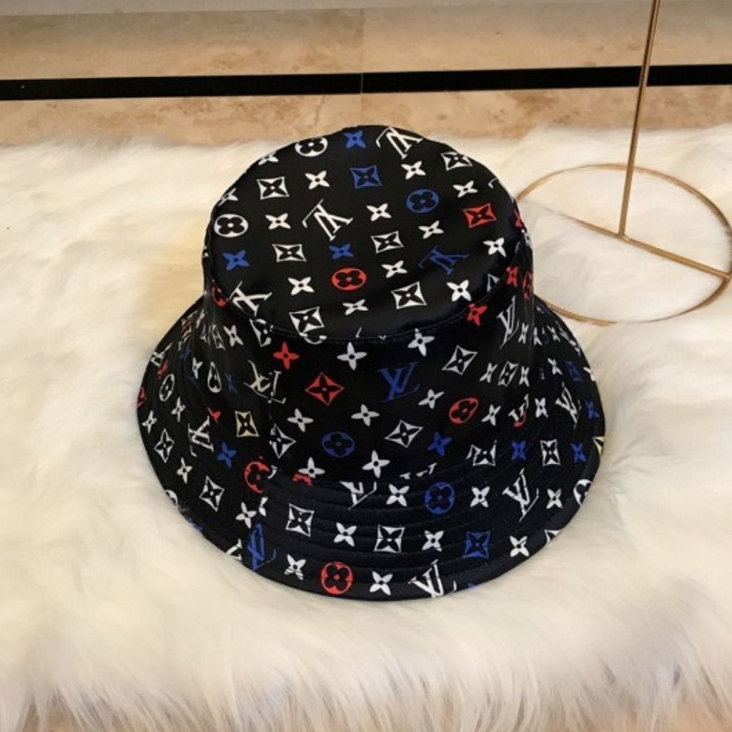 Louis Vuitton X Takashi Murakami Reversible Superflat Bucket Hat Black M7985S - Image 3