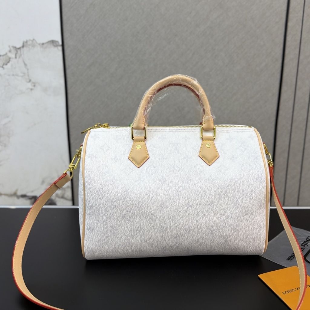 Louis Vuitton Speedy Soft 30 From Cruise 2027 Collection White Multi-Colored 30Cm - Image 5