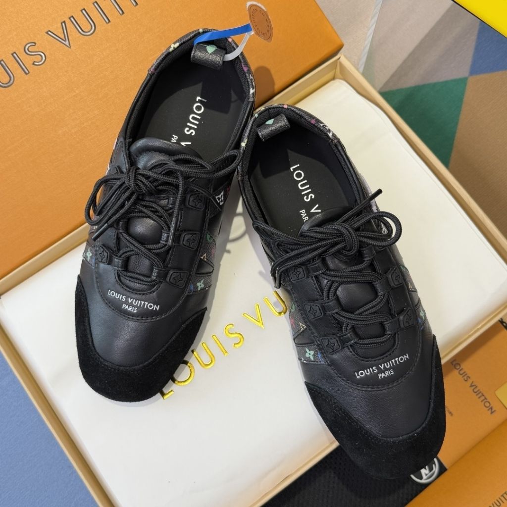 Louis Vuitton x Takashi Murakami LV Sneakerina Black 1AJJTV - Image 4