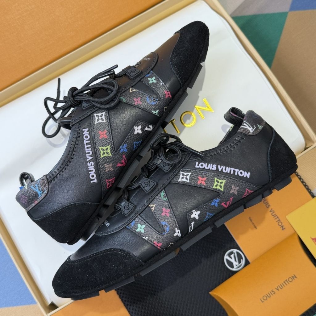 Louis Vuitton x Takashi Murakami LV Sneakerina Black 1AJJTV - Image 3