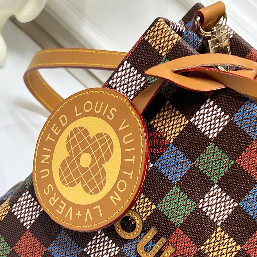 Louis Vuitton Shopper Tote PM Orange 25Cm N00192 - Image 5